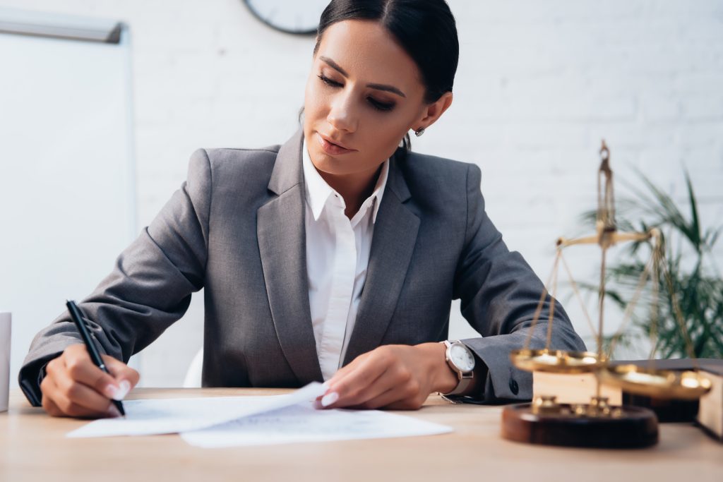 business woman, desk, high performer, adhd adult, attorney